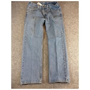 Y2K Carhartt Jeans Mens 34x30 Light Wash Denim Relaxed Fit Straight Workwear